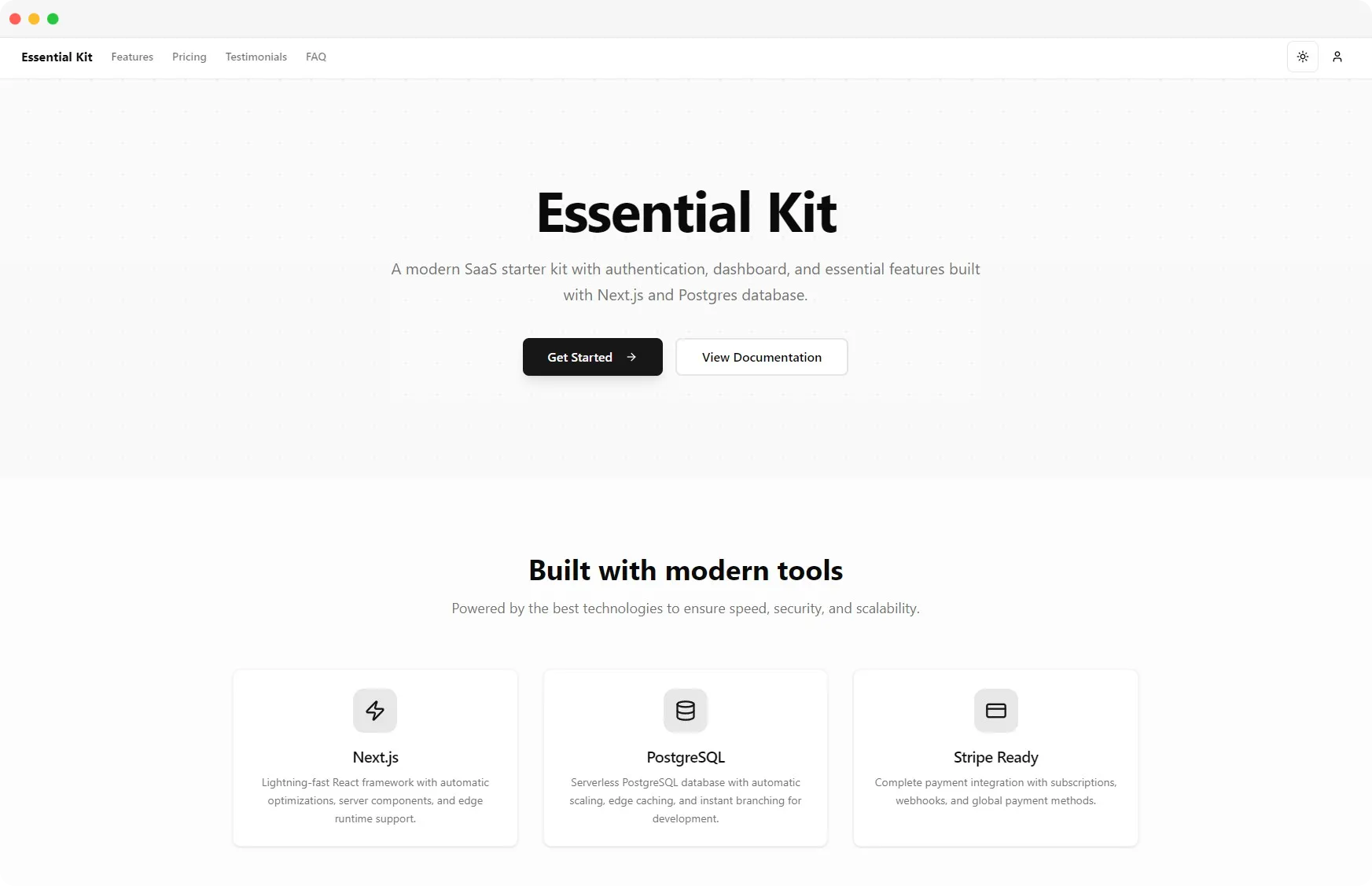 Essential Kit